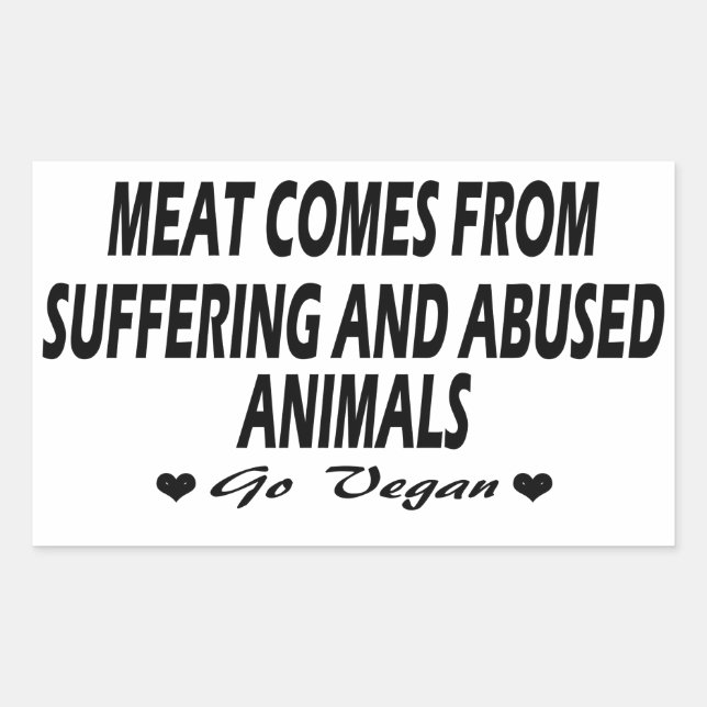 Vegan | Activism Stickers | Save the Animals (Front)
