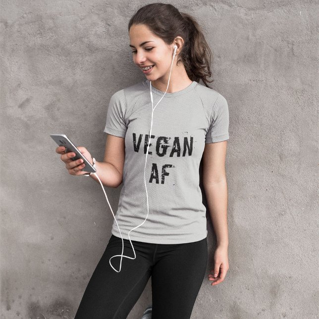 Vegan AF Funny  T-Shirt (Creator Uploaded)