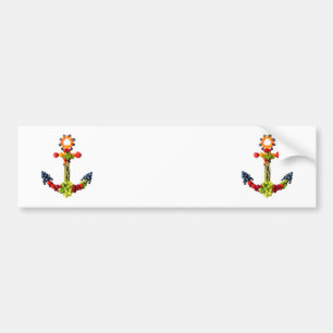 VEGAN ANCHOR BUMPER STICKER