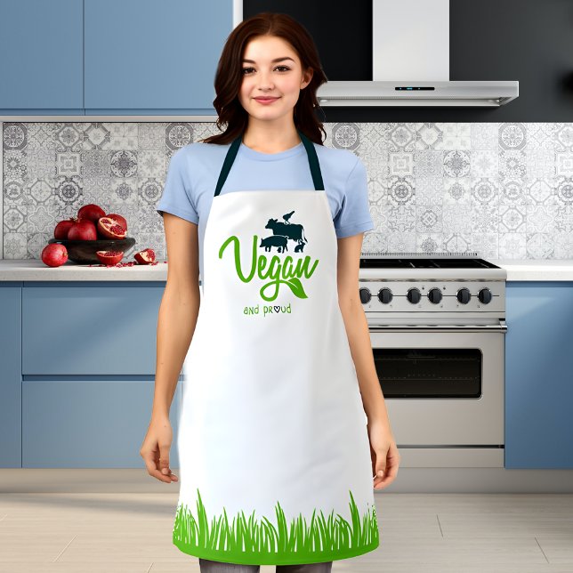 Vegan and proud apron (Creator Uploaded)