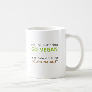 vegan / antinatalist mug