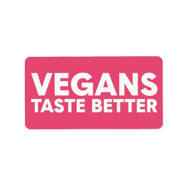 Vegan Appeal Label (Front)