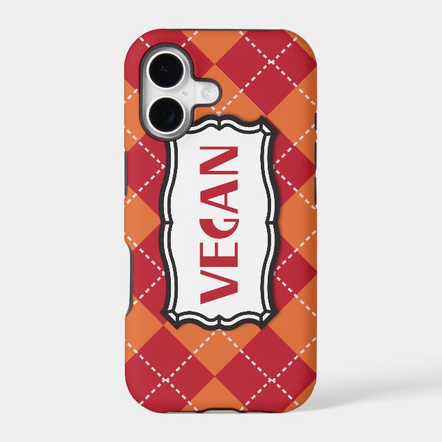 Vegan Argyle Pattern (Back)