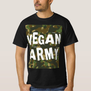 VEGAN ARMY T-SHIRTS TEES