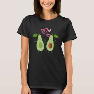 Vegan Avocado You Are My Better Half Valentine's D T-Shirt