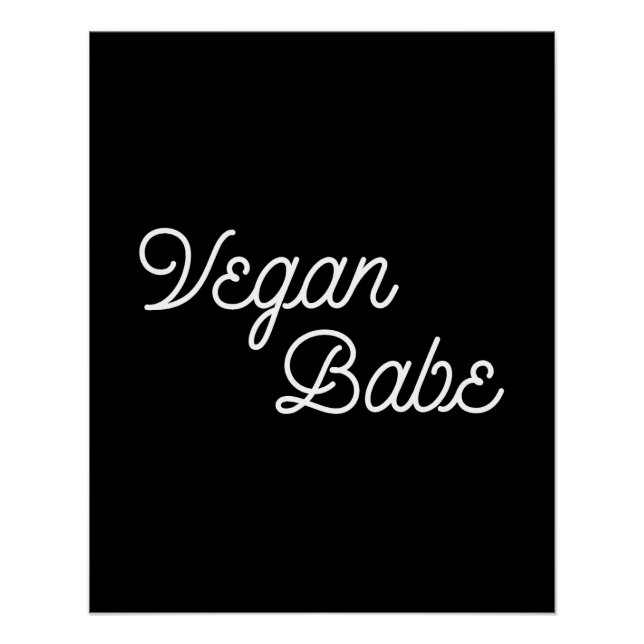 Vegan Babe Poster (Front)