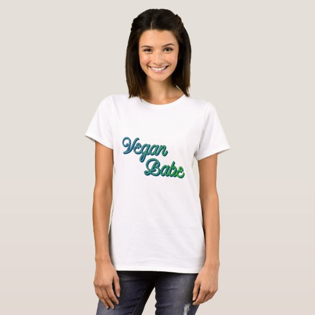Vegan Babe T-Shirt (Front Full)