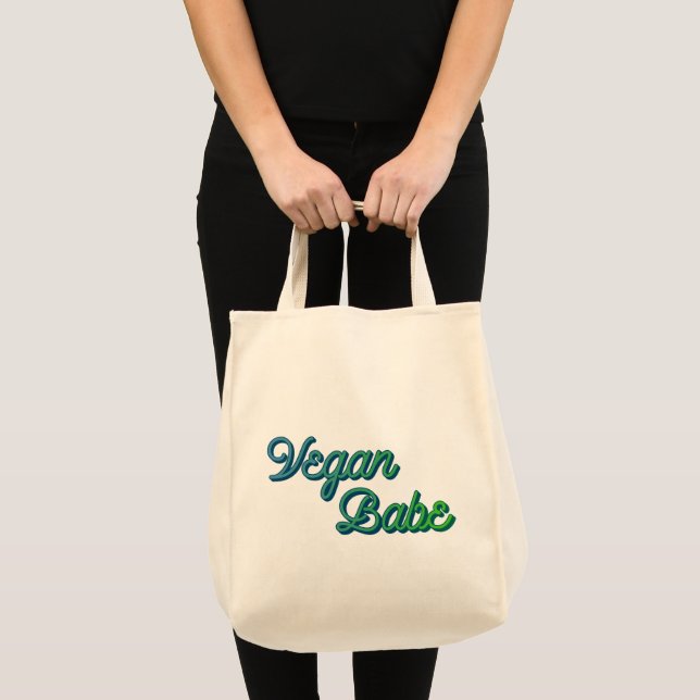 Vegan Babe Tote Bag (Front (Product))
