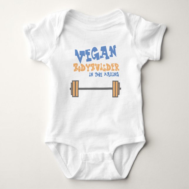 Vegan Baby Grow Baby Bodysuit (Front)