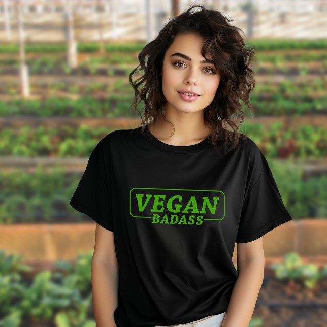 Vegan Badass, Activism T-Shirt (Creator Uploaded)