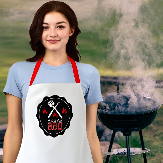 Vegan BBQ for Grill Masters of Barbeque Apron (Creator Uploaded)