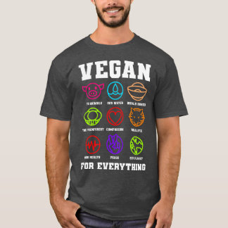 Vegan Benefits Reasons Benefit Gift T-Shirt