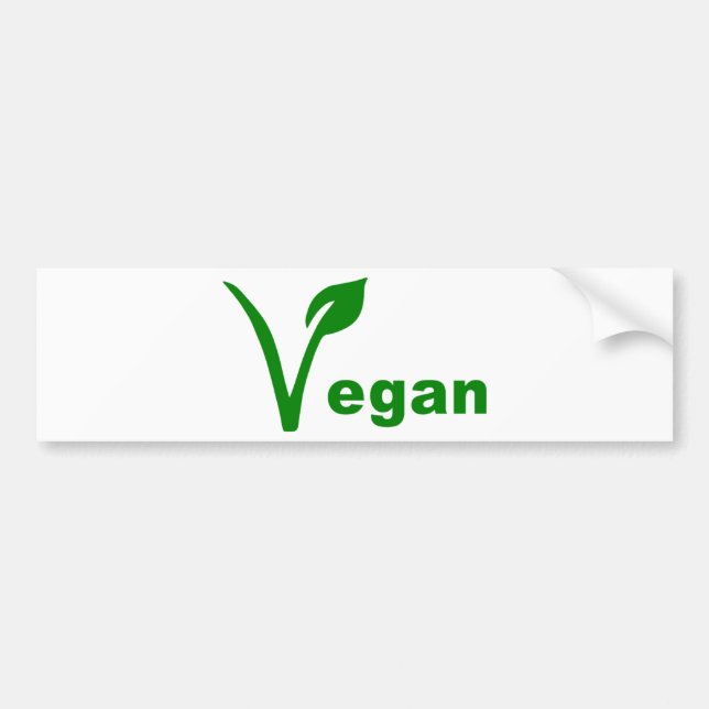 Vegan Bumper Sticker (Front)
