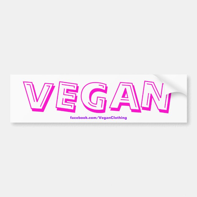 VEGAN BUMPER STICKER (Front)
