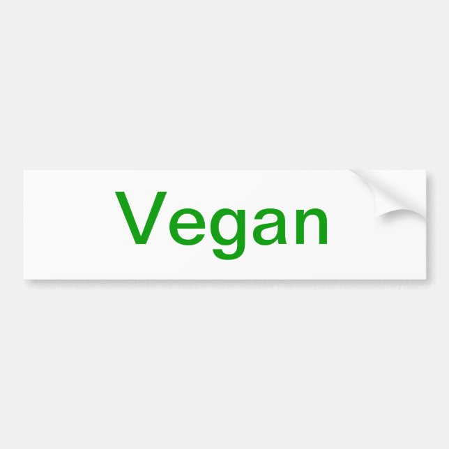 Vegan Bumper Sticker (Front)
