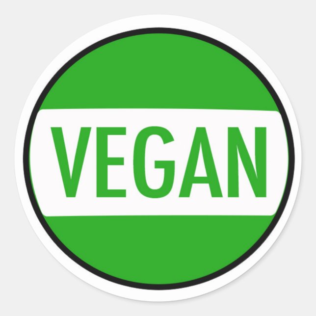 Vegan campaign sticker (Front)