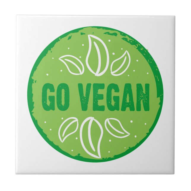 Vegan Ceramic Tile (Front)