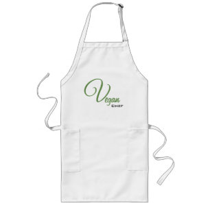 Vegan chef long apron