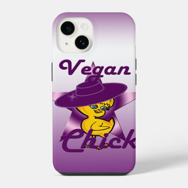 Vegan Chick #9 iPhone Case (Back)