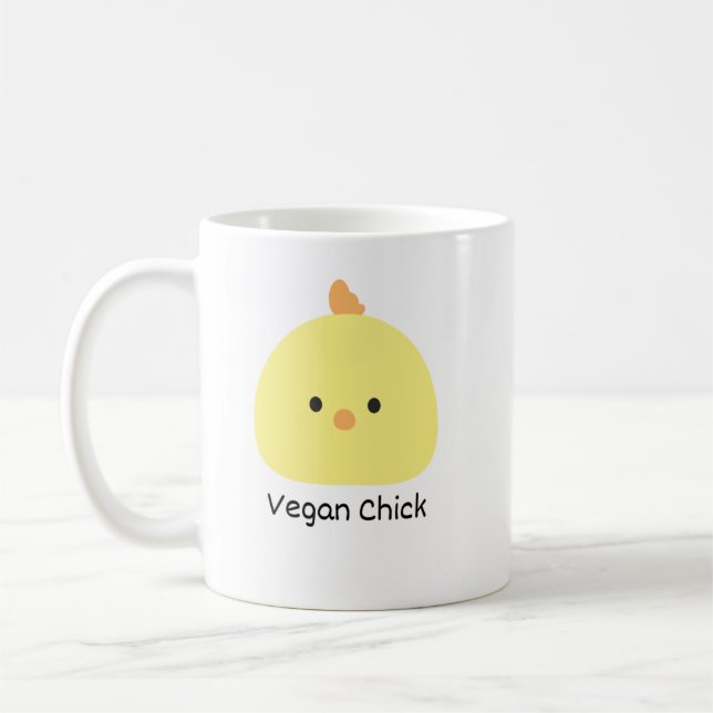 Vegan Chick Coffee Mug (Left)
