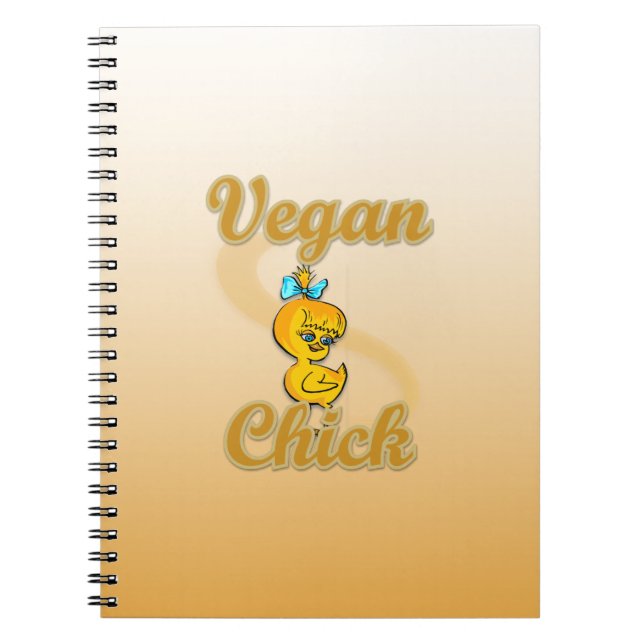 Vegan Chick Notebook (Front)