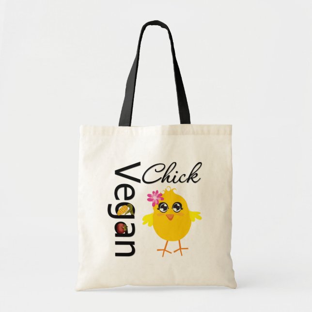 Vegan Chick Tote Bag (Front)