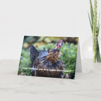 Vegan Christmas Holiday Card