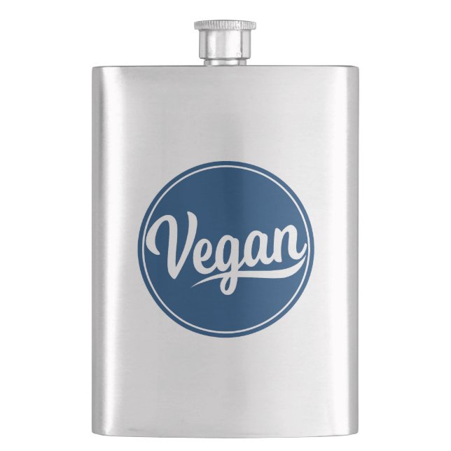 Vegan Circle Hip Flask (Front)