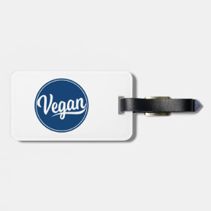 Vegan Circle Luggage Tag