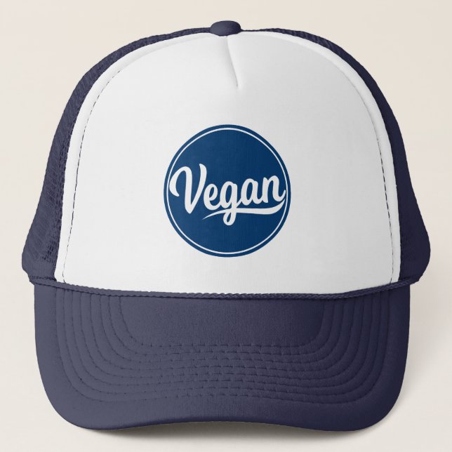 Vegan Circle Trucker Hat (Front)