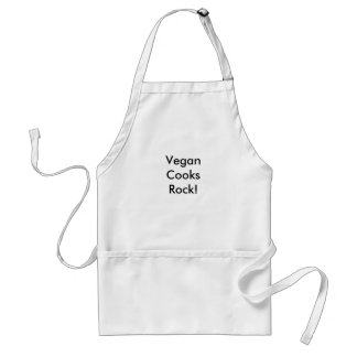 Vegan Cooks Rock! Standard Apron