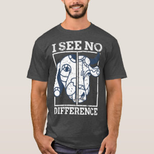 Vegan Cow Dog Vegetarian Veggies  T-Shirt