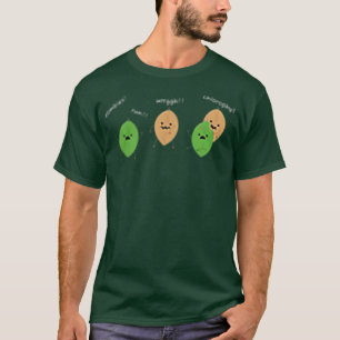 Vegan Cute Pun Zombies Plants Based love Vegetaria T-Shirt