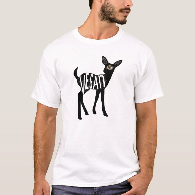 Vegan Deer tee (Front)