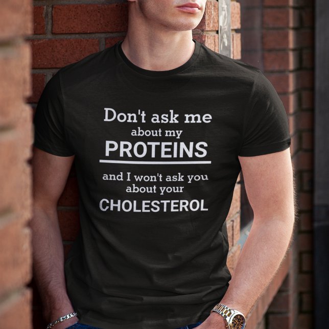 Vegan don't ask me about my protein personalised T-Shirt (Creator Uploaded)