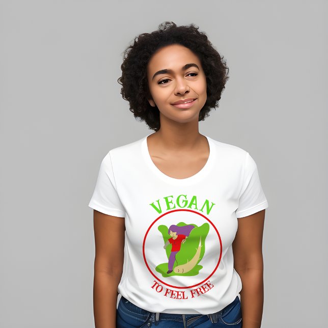 Vegan  Feel Free Women's T-Shirt (Creator Uploaded)
