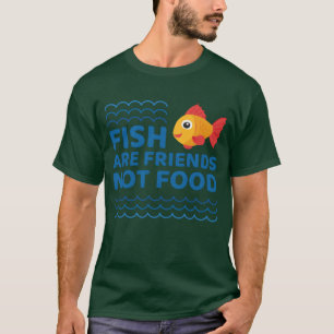 Vegan fish animal rights present retro T-Shirt