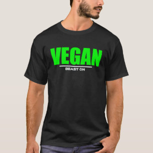 Vegan Fitness Gym Bodybuilding Motivation Training T-Shirt