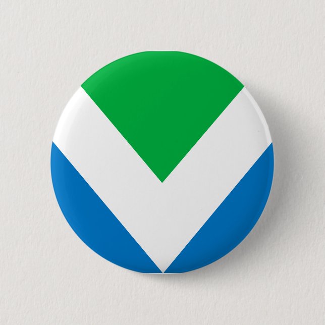 Vegan Flag  6 Cm Round Badge (Front)