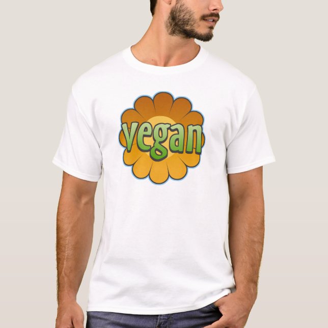 Vegan Flower T-Shirt (Front)