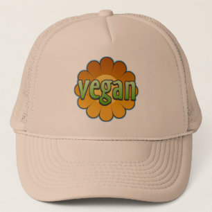 Vegan Flower Trucker Hat