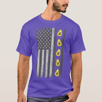 Vegan Food And Avocado Lover Or Guacamole Or Avoca T-Shirt