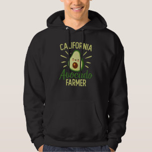 Vegan Food And Avocado  Or Guacamole Or Avocado Fa Hoodie