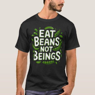 vegan food nature tow plants bean funny T-Shirt