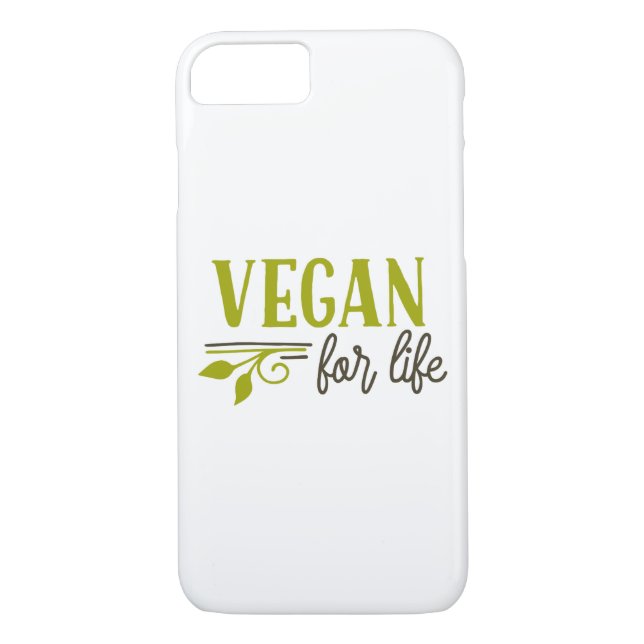 Vegan For Life Case-Mate iPhone Case (Back)