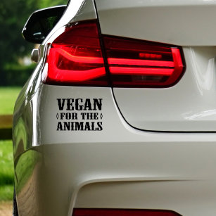 Vegan For The Animals,  Car Decal