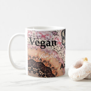 Vegan for the animals coffee mug