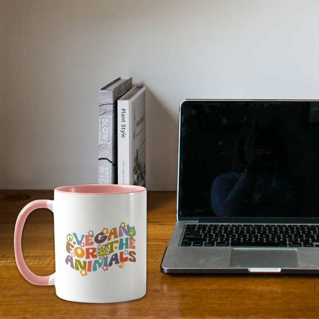 Vegan for the animals  mug (Creator Uploaded)