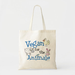 Vegan for the Animals Tote Bag