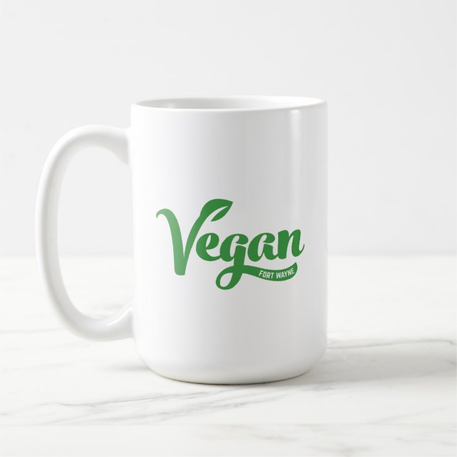 Vegan Fort Wayne Mug (Left)